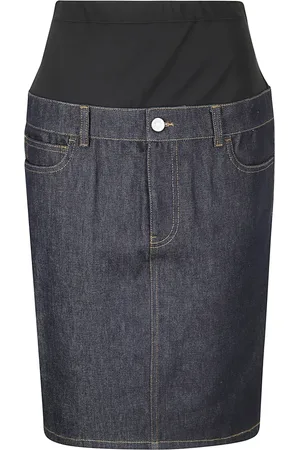 COPERNI Nederdel, Dame, Blå, XS, Denim, Hybrid Denim Midi Skirt