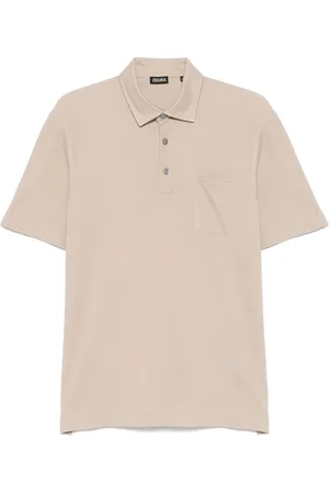 Ermenegildo Zegna Top, Herre, , XL, Bomuld, Bomulds Polo Shirt 3 Knapper Italien