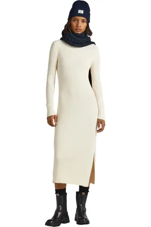 Pepe Jeans Kjole, Dame, Hvid, L, Bomuld, Maxi Dresses