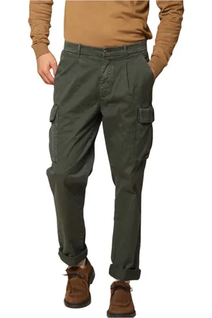 Masons Bukser, Herre, Grøn, XS, Bomuld, Relaxed Fit Cargo Bukser