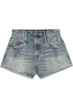 R13 Shorts, Dame, Blå, W25, Dobbelt Loop Venti Kort