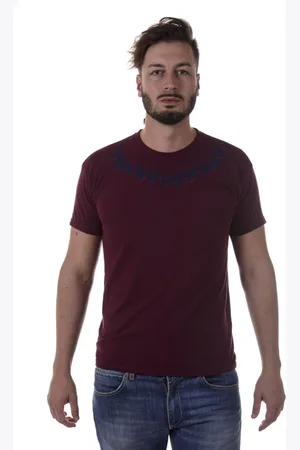 D.A. Daniele Alessandrini Top, Herre, Rød, M, Bomuld, Sweatshirts
