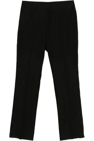 Fendi Bukser, Herre, Sort, L, Uld, Linen Bukser