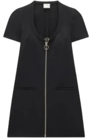 Courrèges Kjole, Dame, Sort, L, Sofistikeret Sort Fashion Kjole