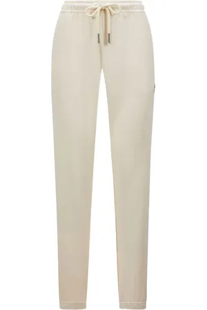 Moncler Bukser, Dame, Hvid, XS, Logo Sweatpants