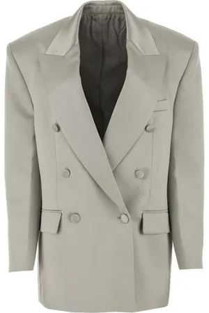 MAGDA BUTRYM Jakke, Dame, Grå, XS, Uld, Blazer Sweater