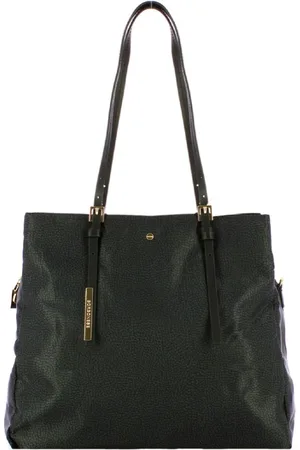 Borbonese Taske, Dame, Sort, ONE SIZE, Uld, Mørk Sort Tote Taske