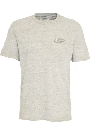 Golden Goose Top, Herre, Grå, S, Grå Crew Neck T-shirt Trendy Look