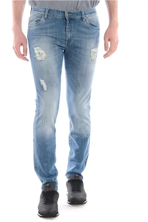 D.A. Daniele Alessandrini Jeans, Herre, Blå, W29, Bomuld, Jeans