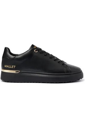 Mallet Sko, Herre, Sort, 46 EU, Uld, Grftr Lite Triple Gold Sneakers