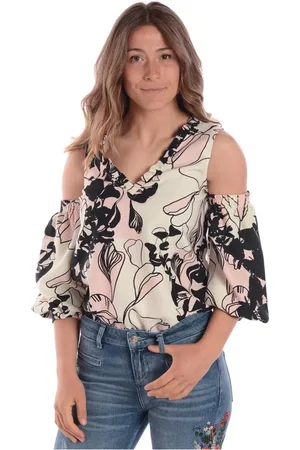 Liu Jo Bluser & Skjorter, Dame, Hvid, S, Tyl, Bianconero Style Bluse