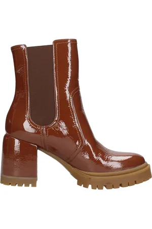 Casadei Sko, Dame, Brun, 37 EU, Læder, Heeled Støvler