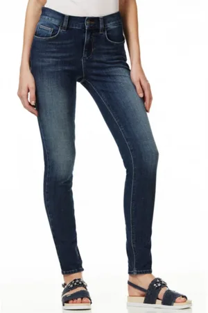 Liu Jo Jeans, Dame, Blå, W26, Bomuld, Divine Skinny Jeans - Høj Talje