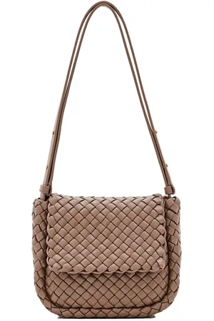 Bottega Veneta Taske, Dame, Brun, ONE SIZE, Uld, Lille Skuldertaske