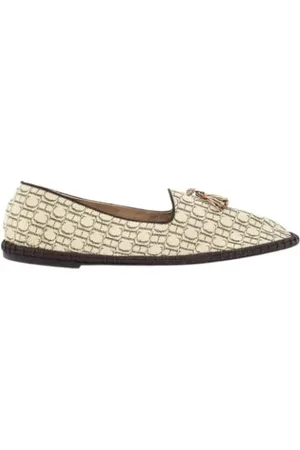 Carolina Herrera Sko, Dame, , 38 EU, Læder, Venetianske Canvas Ballerinaer
