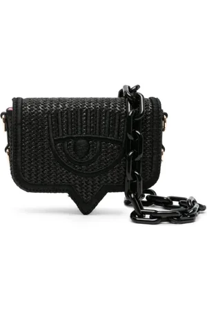 Chiara Ferragni Taske, Dame, Sort, ONE SIZE, Uld, Skuldertaske