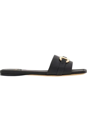 Salvatore Ferragamo Sko, Dame, Sort, 38 EU, Læder, Leah Sliders
