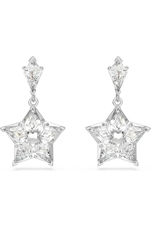 Swarovski Tilbehør, Dame, Grå, ONE SIZE, Stella Øreringe Forskellige Snit