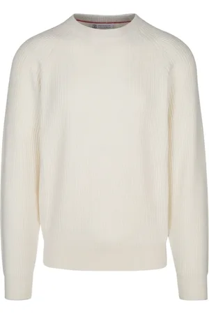 Brunello Cucinelli Strik, Herre, , M, Cashmere, Luksuriøs Cashmere Sweater