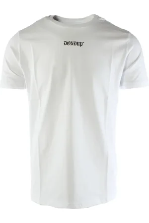 Dondup Top, Herre, Hvid, XL, Bomuld, Bomulds T-shirt