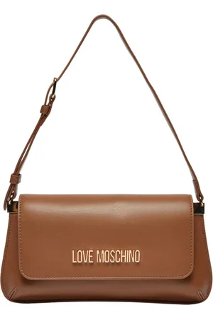 Moschino Taske, Dame, Brun, ONE SIZE, Uld, Smooth Camel Skuldertaske