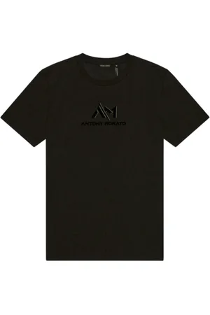 Antony Morato Top, Herre, Sort, XL, Sort T-shirt med Moderne Design