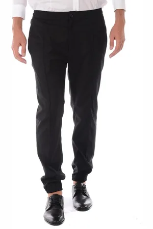 D.A. Daniele Alessandrini Bukser, Herre, Sort, S, Polyester, Jeans