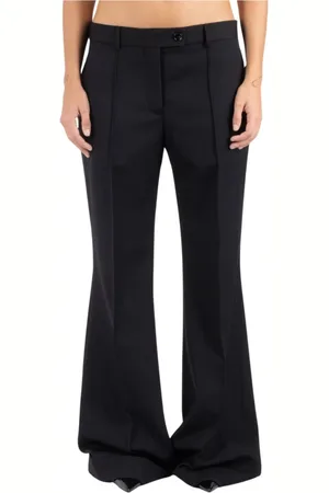 Acne Studios Bukser, Dame, Sort, XS, Bomuld, Flared Bukser