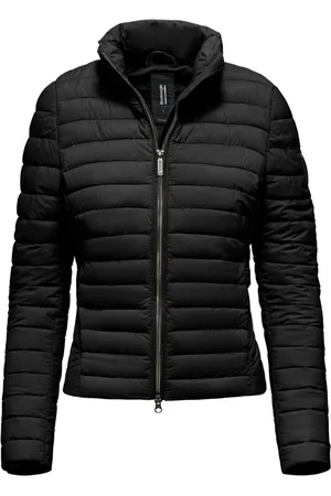 Bomboogie Jakke, Dame, Sort, XL, Nylon, Letvægts Stretch Nylon Dunjakke