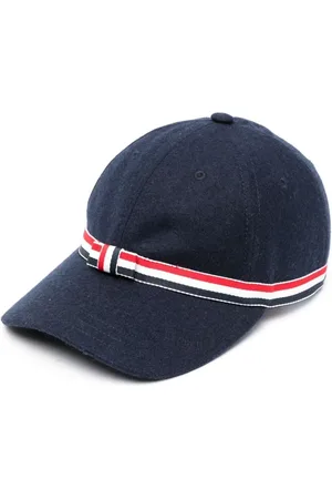 Thom Browne Tilbehør, Dame, Blå, M, Uld, Bow Baseball Cap