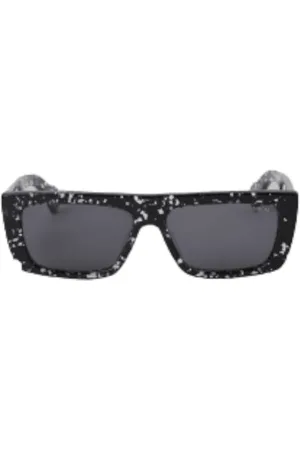 MARCELO BURLON Tilbehør, unisex, Brun, 57 MM, Black Squadrata Solbriller