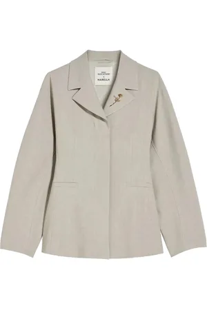 MARELLA Jakke, Dame, Grå, XS, Rounded Blazer