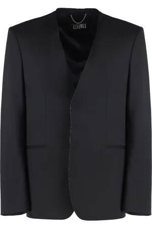 Maison Margiela Jakke, Herre, Sort, M, Uld, Klassisk uldblandingsjakke