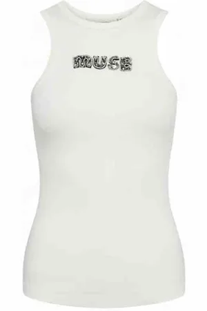 Copenhagen Muse Top, Dame, Hvid, S, Bomuld, Diamond Logo Tank Top