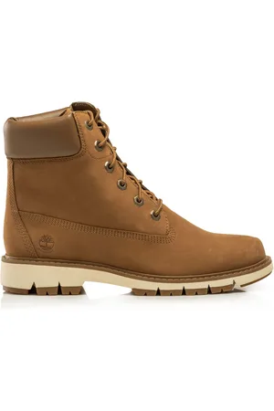 Timberland Sko, Dame, Brun, 37 EU, Læder, Lucia Way Snørestøvler