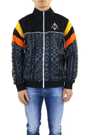 MARCELO BURLON Jakke, Herre, Flerfarvet, S, Polyester, AOP Folk Kappa Track Jacket