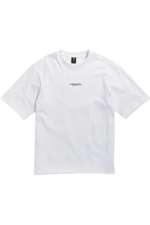G-Star Top, Herre, Hvid, L, Grafisk Print T-shirt
