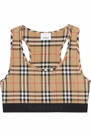 Burberry Top, Dame, , S, Check Sleeveless Top