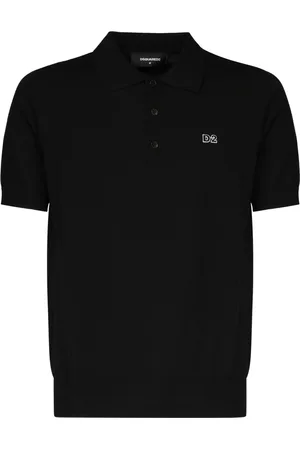 Dsquared2 Top, Herre, Sort, 2XL, Bomuld, Polo Shirt