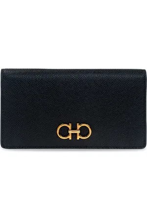 Salvatore Ferragamo Tilbehør, Herre, Sort, ONE SIZE, Uld, Foldbar pung
