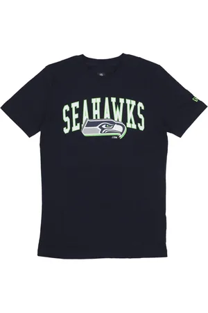 New Era Top, Herre, Sort, M, Bomuld, Seattle Seahawks Draft Tee i Holdfarver