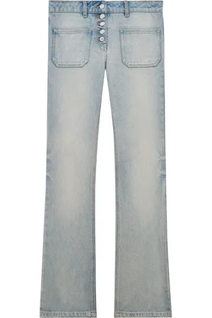 Courrèges Jeans, Dame, Blå, S, Bomuld, Straight Jeans