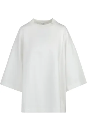 LIVIANA CONTI Top, Dame, Hvid, 2XS, Uld, Double Jersey T-shirt