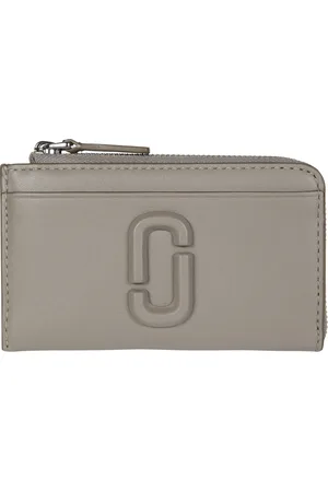 Marc Jacobs Tilbehør, Dame, Brun, ONE SIZE, Uld, Stilfuld Multi Wallet med Toplynlås