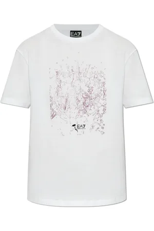 EA7 Top, Dame, Hvid, XS, Bomuld, T-shirt