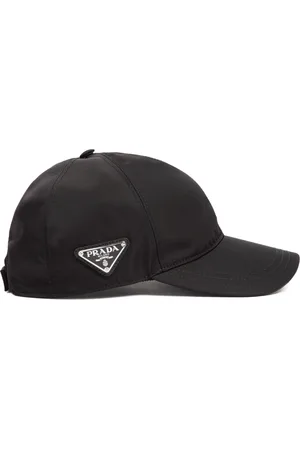 Prada Tilbehør, Dame, Sort, S, Nylon, Sort Baseball Cap Kvinders Tilbehør