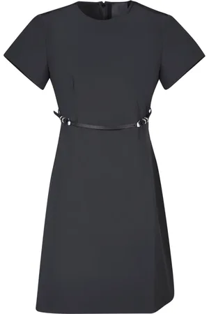 Givenchy Kjole, Dame, Sort, M, Bomuld, Sort kjole med unikke detaljer