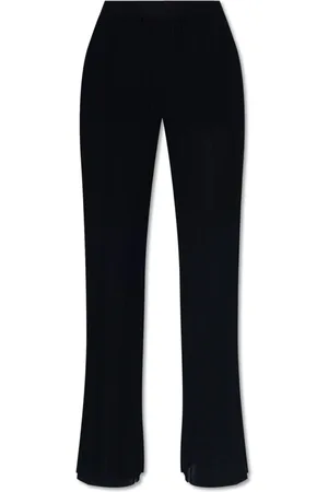 Stella McCartney Bukser, Dame, Sort, XS, Uld, Ribbed Bukser