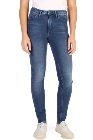 Calvin Klein Jeans, Dame, Blå, W24, Bomuld, Skinny Jeans