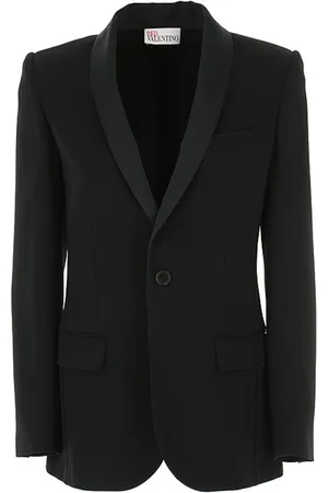 RED Valentino Jakke, Dame, Sort, M, Elegant Sort Blazer Jakke